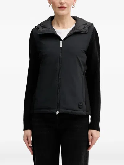 Colmar Hooded Zip Jacket In Black