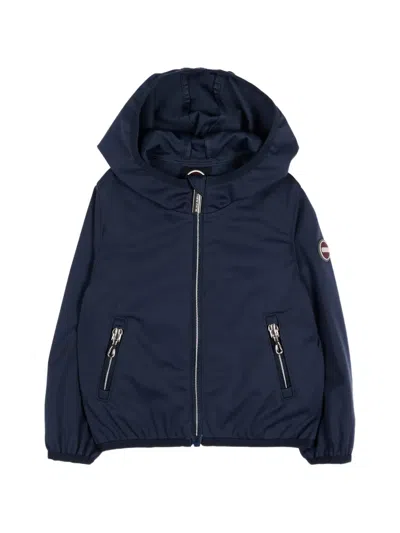 Colmar Babies' Hooded Zip Jacket In Blue