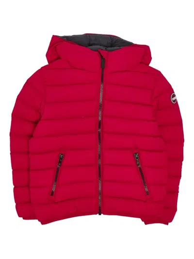 Colmar Hooded Zip-up Padded Jacket In Red