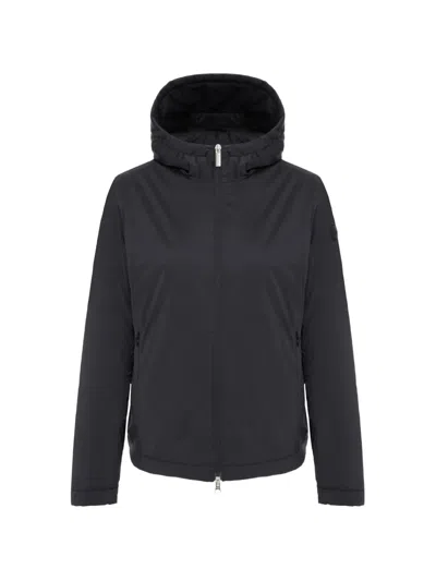 Colmar Hooded Zip-up Jacket In Black