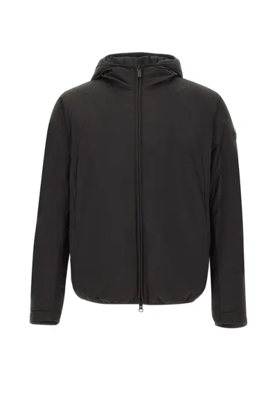 Colmar Hooded Zip-up Jacket In Black