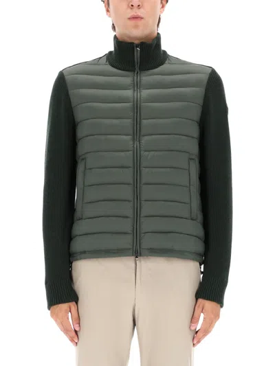 COLMAR HYBRID JACKET WITH KNITTED SLEEVES