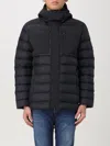 Colmar High Neck Hooded-puffer Jacket In Schwarz