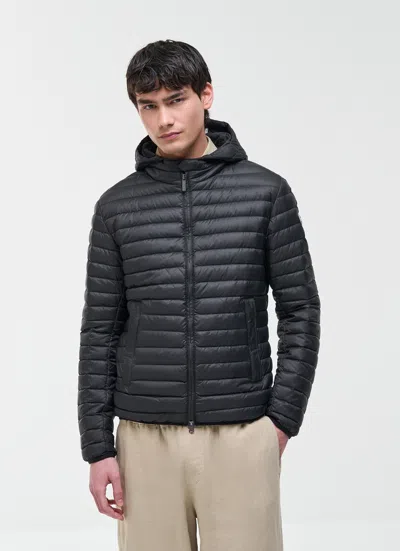 Colmar Jacket Man 100 Grams With Hood Black 1245 – Light Jacket Spring