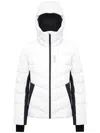 Colmar Hooded Panelled Ski Jacket In White