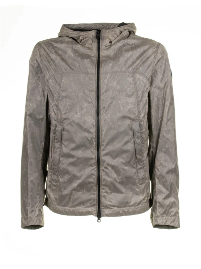 Colmar Jacket With Hood In Waxed Fabric In Beige