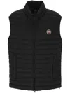Colmar Quilted Sleeveless Vest In Black