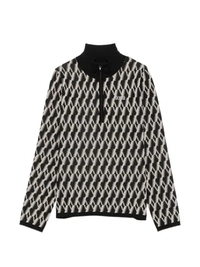 Colmar Jacquard-pattern Half-zip Sweater In Multi