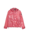 Colmar Lacquer Woman Jacket Coral Size 12 Polyamide In Red