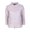 Colmar Lavender Quilted Cape Jacket With Zip In Pink