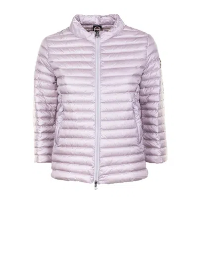 Colmar Lavender Quilted Cape Jacket With Zip In Pink