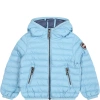 COLMAR LIGHT BLUE DOWN JACKET FOR BABY BOY WITH LOGO
