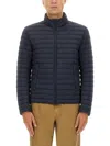 Colmar Lightweight Down Jacket With Hood In Blue