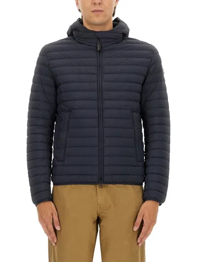 Colmar Lightweight Down Jacket With Hood In Blue