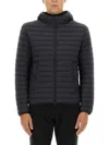 Colmar Lightweight Down Jacket With Hood In Black