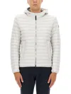 Colmar Lightweight Down Jacket With Hood In Gray