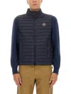 Colmar Lightweight Down Vest With Drawstring In Blue