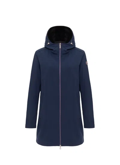 Colmar Lightweight Windbreaker Jacket With Feminine Fit - Size 42 In Blue