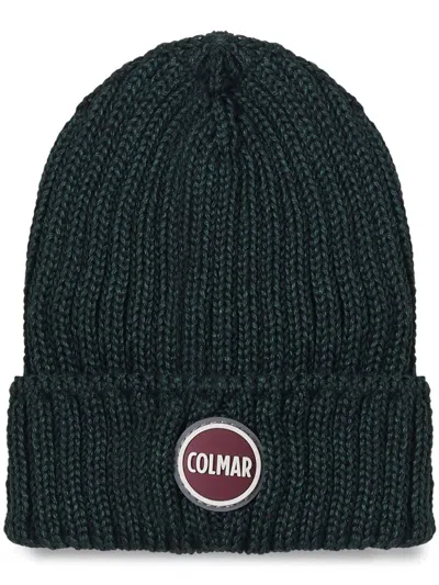 Colmar Logo-appliqué Beanie In Green