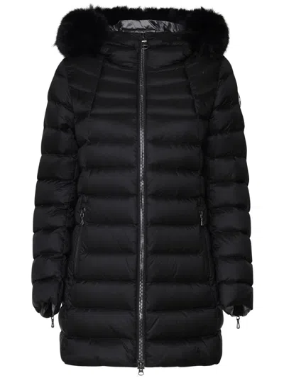 Colmar Down Jacket With Fur On The Hood In Black