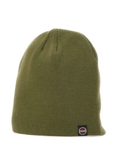 Colmar Logo-patch Beanie Hat In Green