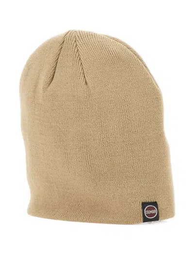 Colmar Logo-patch Beanie Hat In Neutral