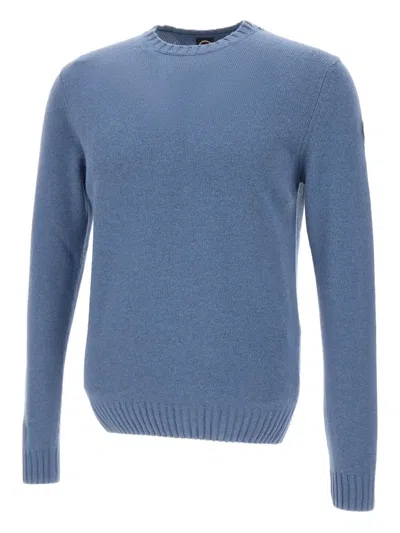 Colmar Logo-patch Crew-neck Sweater In Blue