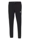 Colmar Logo-patch Elastic-cuff Track Pants In Black