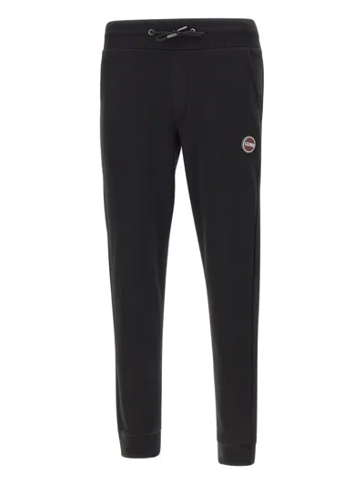 COLMAR LOGO-PATCH ELASTIC-CUFF TRACK PANTS