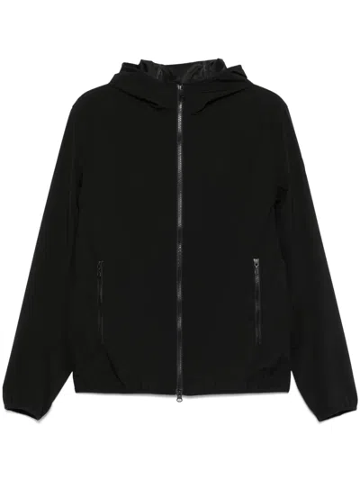 Colmar Logo-patch Hooded Jacket In Black