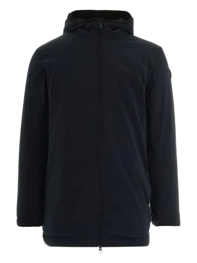 COLMAR LOGO-PATCH HOODED JACKET
