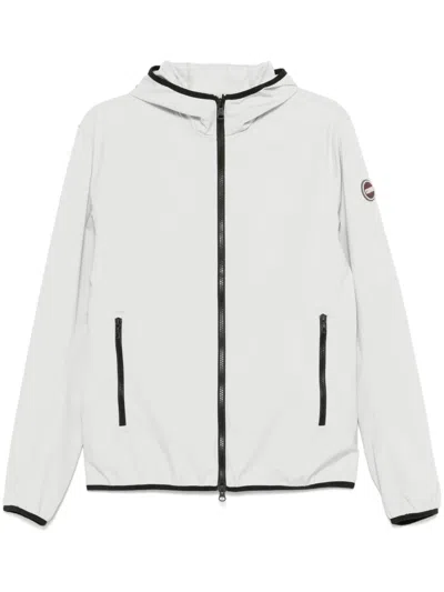 Colmar Logo-patch Hooded Jacket In Grey