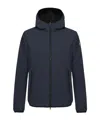 Colmar Logo Patch Hooded Zipped Jacket In Blue