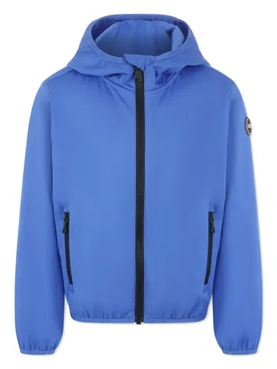 Colmar Kids' Logo-patch Hoodie In Blue