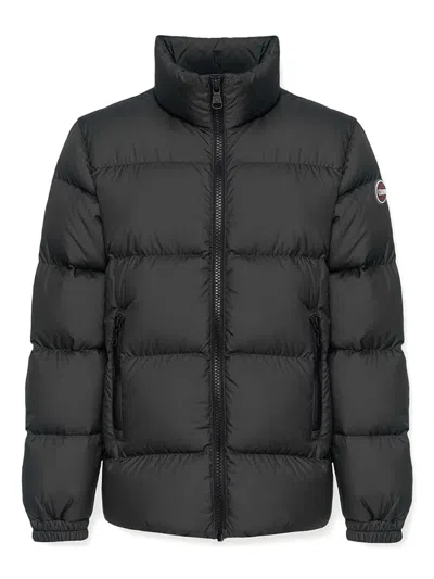 Colmar Logo-patch Padded Jacket In Black