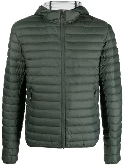 Colmar Logo-patch Padded Jacket In Grün