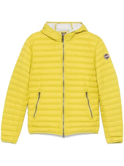 Colmar Logo-patch Padded Jacket In Yellow