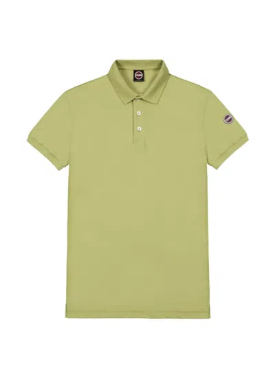 Colmar Logo Patch Polo Shirt In Green
