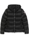 Colmar Logo-patch Puffer Jacket In Black