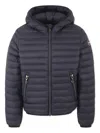 Colmar Logo-patch Quilted Jacket In Blue