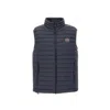 Colmar Lightweight Down Vest With Drawstring In Navy