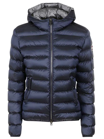 Colmar Logo Sleeve Padded Jacket In Blue