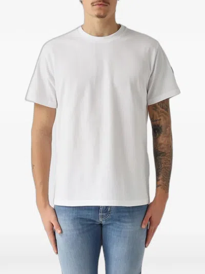 Colmar Logo-patch Cotton T-shirt In White
