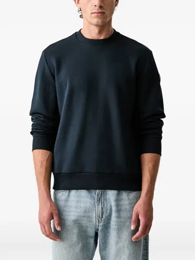 Colmar Logo-patch Crew-neck Sweatshirt In Blue