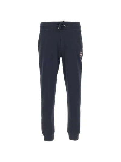 Colmar Logo-patch Drawstring Track Pants In Blue