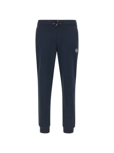 Colmar Logo-patch Drawstring Track Pants In Blue