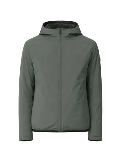 Colmar Logo-patch Hooded Jacket In Green