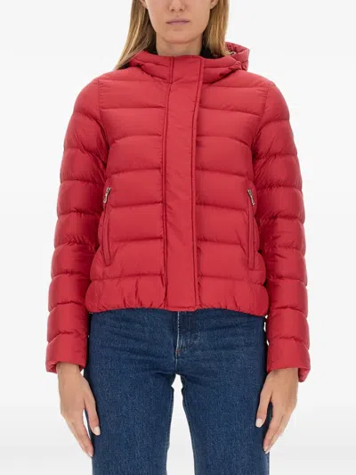 Colmar Logo-patch Lightweight Padded Jacket In Pink