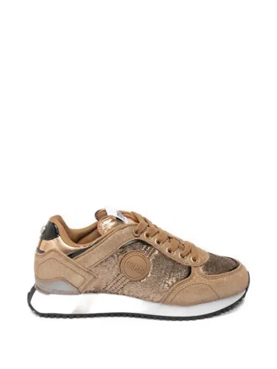 Colmar Logo-patch Low-top Sneakers In Brown