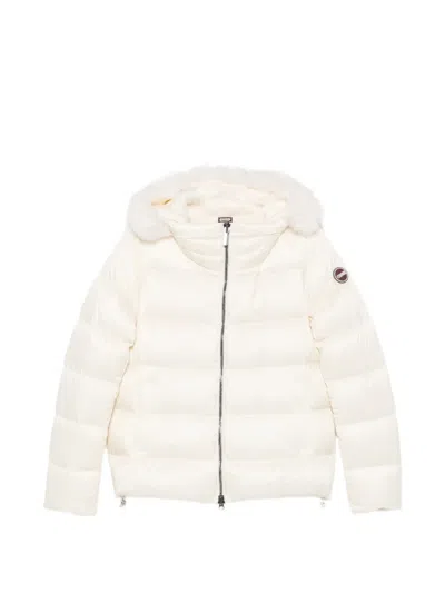 Colmar Logo-patch Padded Jacket In White